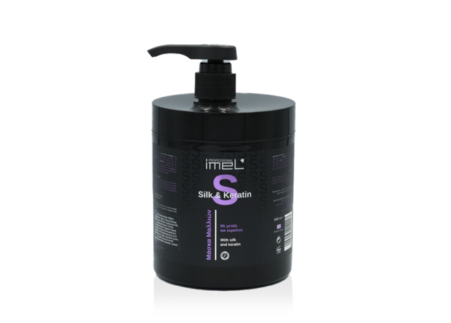 Masca Profesionala pentru par Silk and Keratin,1000 ml 